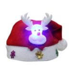Christmas Decorations Non-woven Cartoon Applique Luminous Hat Apparel & Accessories
