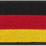 Germany Flag Embroidered Patch | Iron On or Sew On | Digitized File
