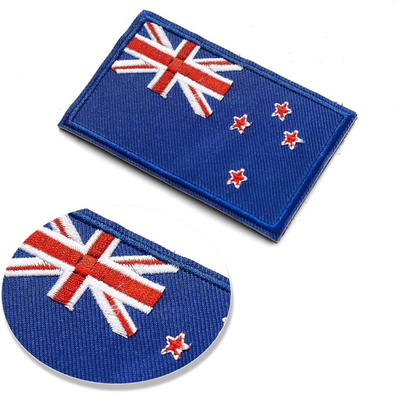 Nzcf Patch Buy High-Quality Custom Embroidered New Zealand Flag Patches