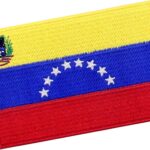 Venezuela Flag Embroidered Patch | Iron On or Sew On | Digitized File