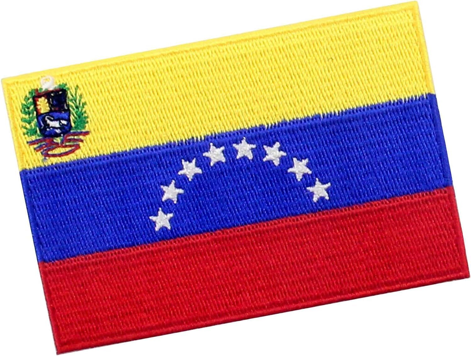 thumbnail image 2 of Venezuela Flag Patch - Embroidered With Velcro® Brand Fastener - Single Souvenir Patch 2 of 5