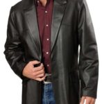 Aristo Black Leather Blazer