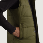 Bryan Green Puffer Vest - Image 6
