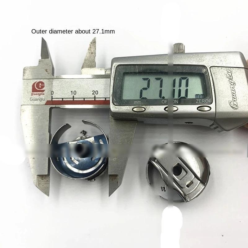 1PCS HAYA 2 Times Bobbin Case with Spring Steel 2 Times Aluminum Bobbin Core for Quilting Machine Computer Embroidery Machine
