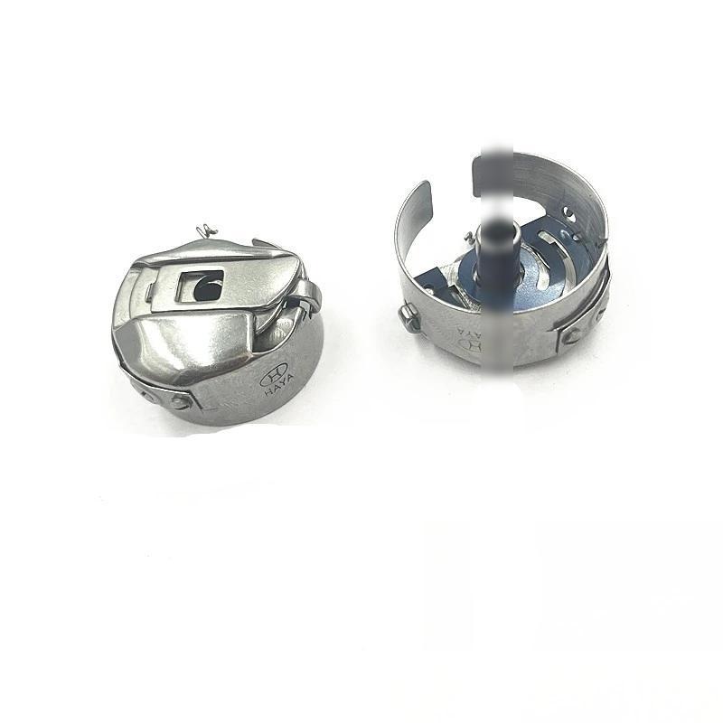 1PCS HAYA 2 Times Bobbin Case with Spring Steel 2 Times Aluminum Bobbin Core for Quilting Machine Computer Embroidery Machine