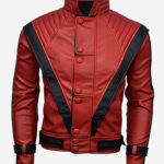 Thriller Red PU Leather Jacket | Premium Costume Jacket for Halloween