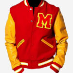 MJ Iconic M Varsity Real Leather Jacket