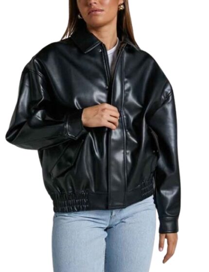 Lioness Kenny Black Bomber Jacket