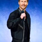 Twisters 2024 Glen Powell Black Leather Jacket