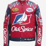 Talladega Nights Ricky Bobby Old Spice Leather Jacket
