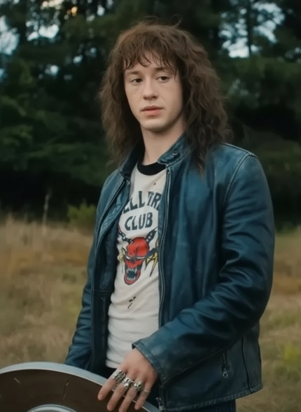 Stranger Things Season 4 Eddie Munson Leather Jacket
