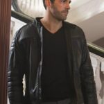 Accident Man Mike Fallon Black Leather Jacket