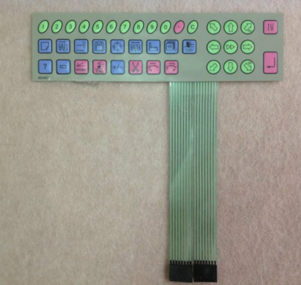 Jing Dahao 805407 Keyboard Keypad Membrane for BECS-07 Embroidery Controller