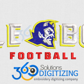 LEBO-Dfootball-Cap-Logo-Digitized-for-Machine-Embroidery-By-360-Digitizing-Solutions