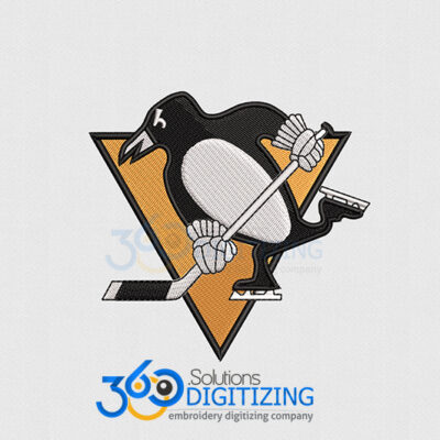 Penguins-Jacket-Back-Logo-Digitized-for-Machine-Embroidery-By-360-Digitizing-Solutions