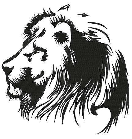 Lion Head Embroidery Digitizing By 360 Digitizing Solutions