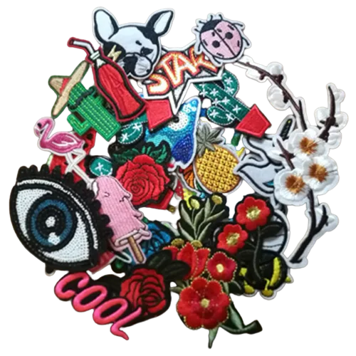 30pcs Lot Embroidery Patches Mixed Random Cute Cartoon Iron On Patches For Clothing Stickers On Clothes