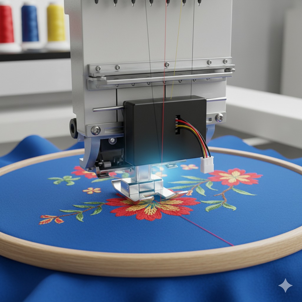 Presser Foot Position Sensor for Embroidery Machines – Complete Guide by 360 Digitizing Solutions