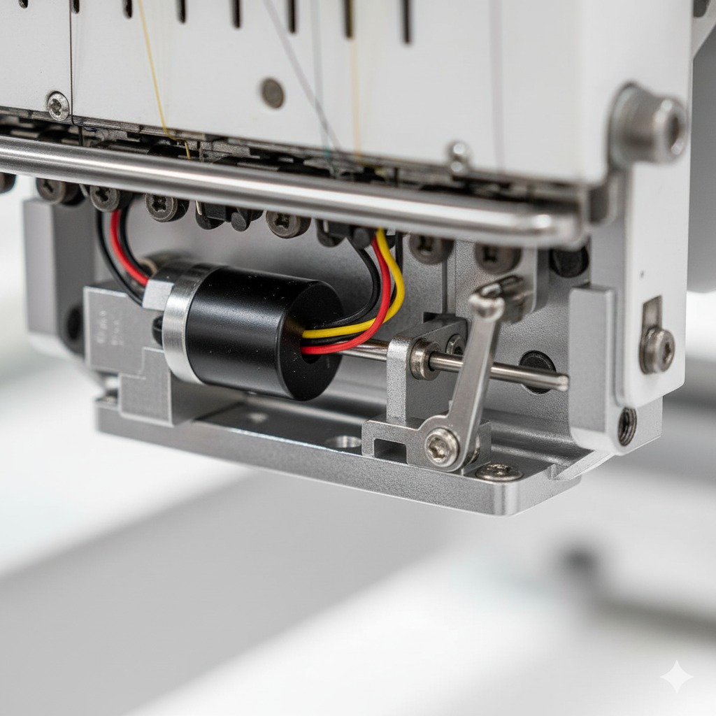Jump Stitch Solenoid & Mechanism in Embroidery Machines – Complete Guide