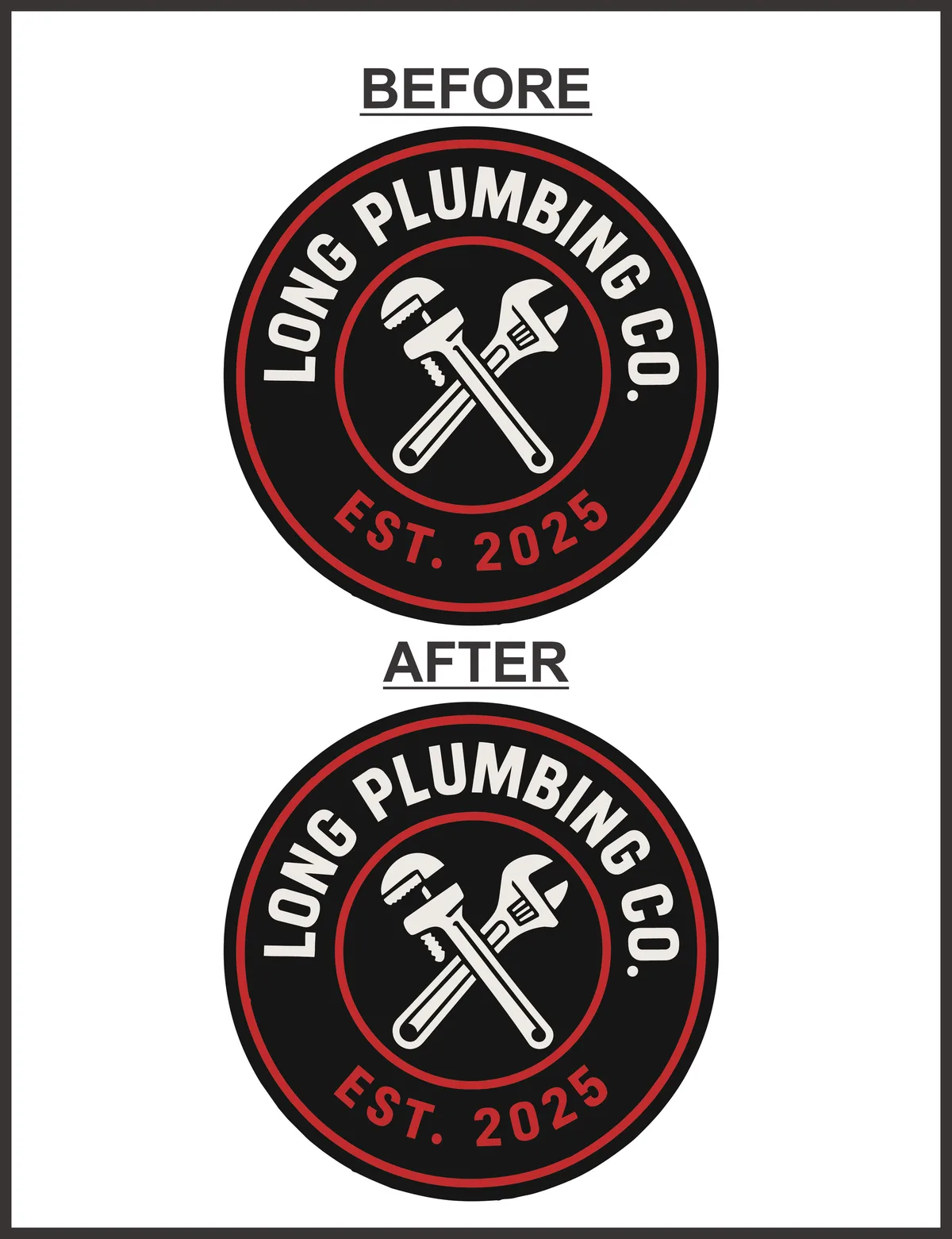 Original artwork submitted for vectorization
