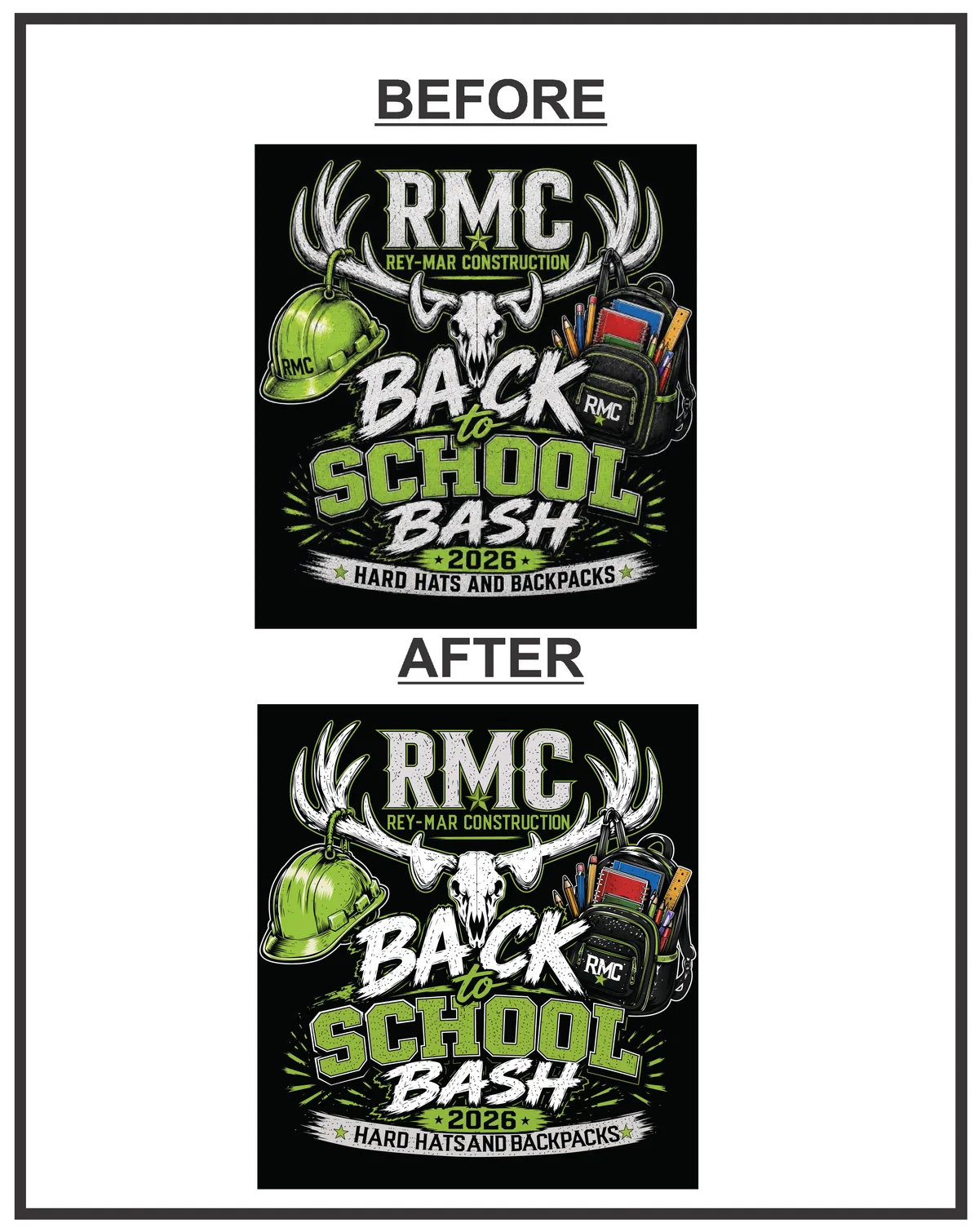 Final vector artwork for a Print raster-to-vector conversion project by 360 Digitizing Solutions