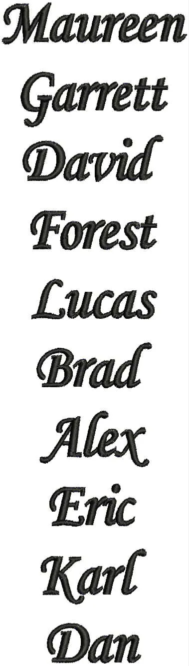 Final digitized proof for cotton left-chest digitizing project