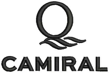 Camiral — embroidery digitizing sample, 3,693 stitches